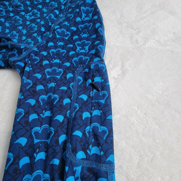 Title Nine Dress Women Blue Synergy Getaway Long Sleeve Mini Small Knit Mock Zip - Picture 6 of 9